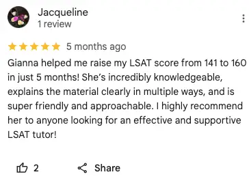 Jacqueline Prep For Success Tutors Review